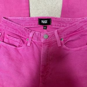 PAIGE Hoxton ankle hot pink size 26